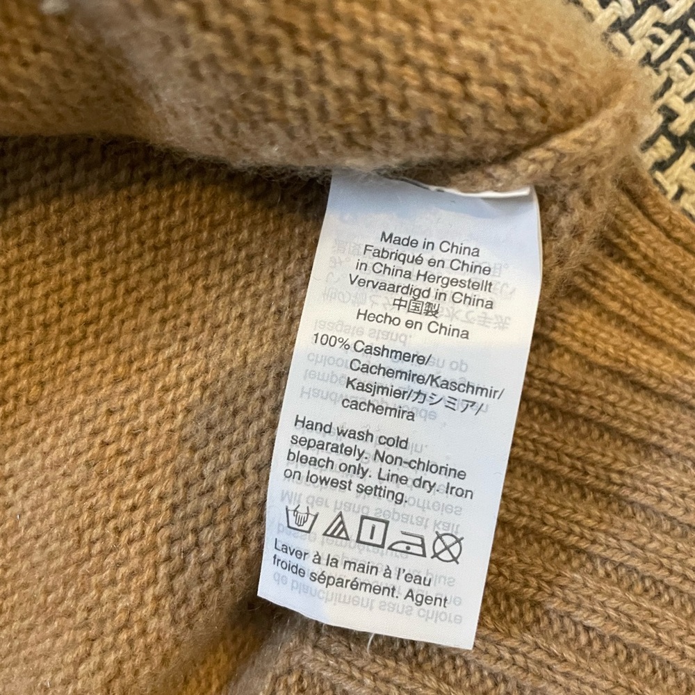 NEW J. Crew Crewneck Tunic Sweater in Everyday Cashmere, Camel, Sz XS - Picture 7 of 10